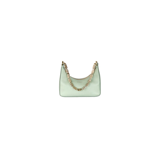 Givenchy Smooth Calfskin Mini Moon Cut Out Shoulder Bag Celadon
