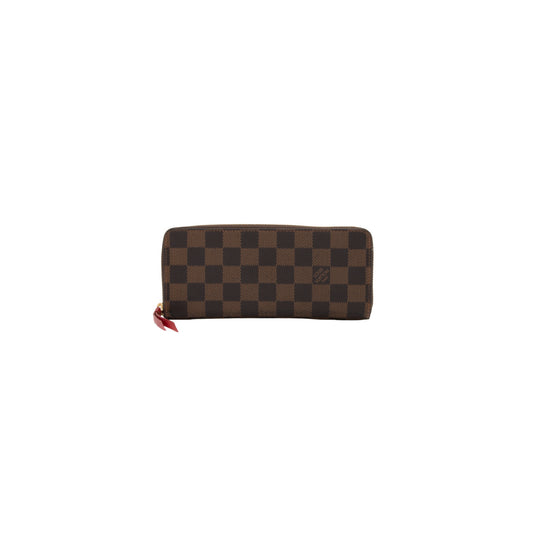 Louis Vuitton Clemence Damier Ebene Wallet