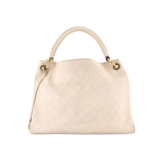 Louis Vuitton Shoulder Bag Artsy MM Monogram Empreinte White