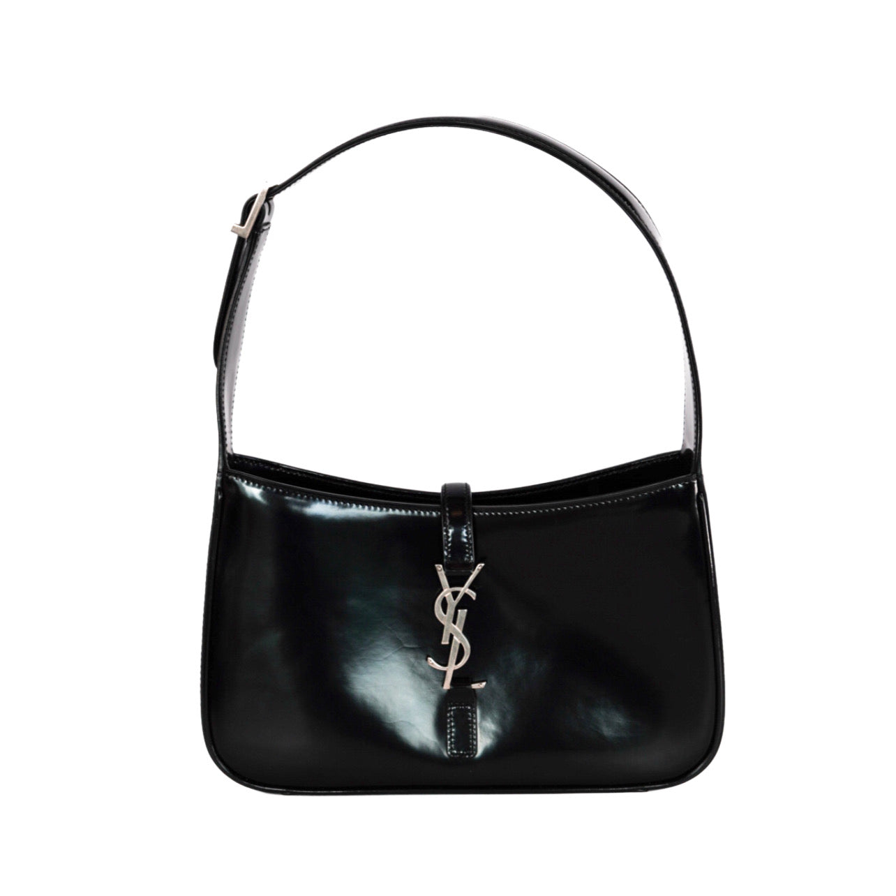 Saint Laurent Mini Le 5 A 7 Hobo Bag Black