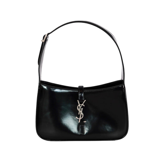Saint Laurent Mini Le 5 A 7 Hobo Bag Black