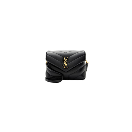 Saint Laurent Matelasse Calfskin Monogram LouLou Toy Crossbody Bag