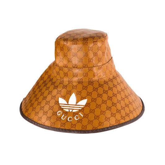 Adidas x Gucci Wide-Brimmed Hat Beige/Brown