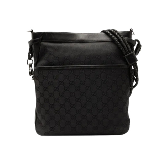 Gucci GG Nylon Flat Messenger Bag