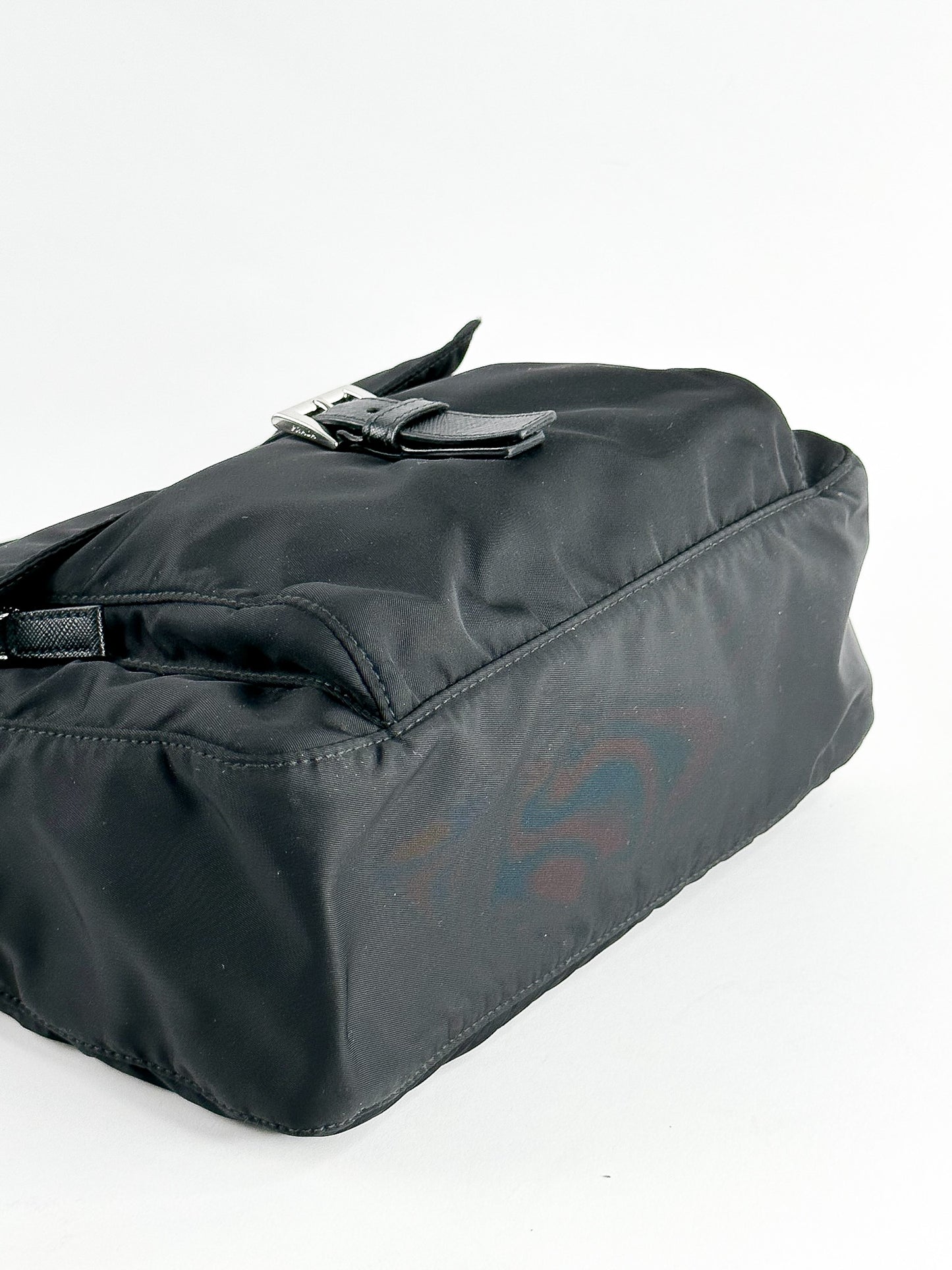 Prada Black Tessuto Messenger Bag