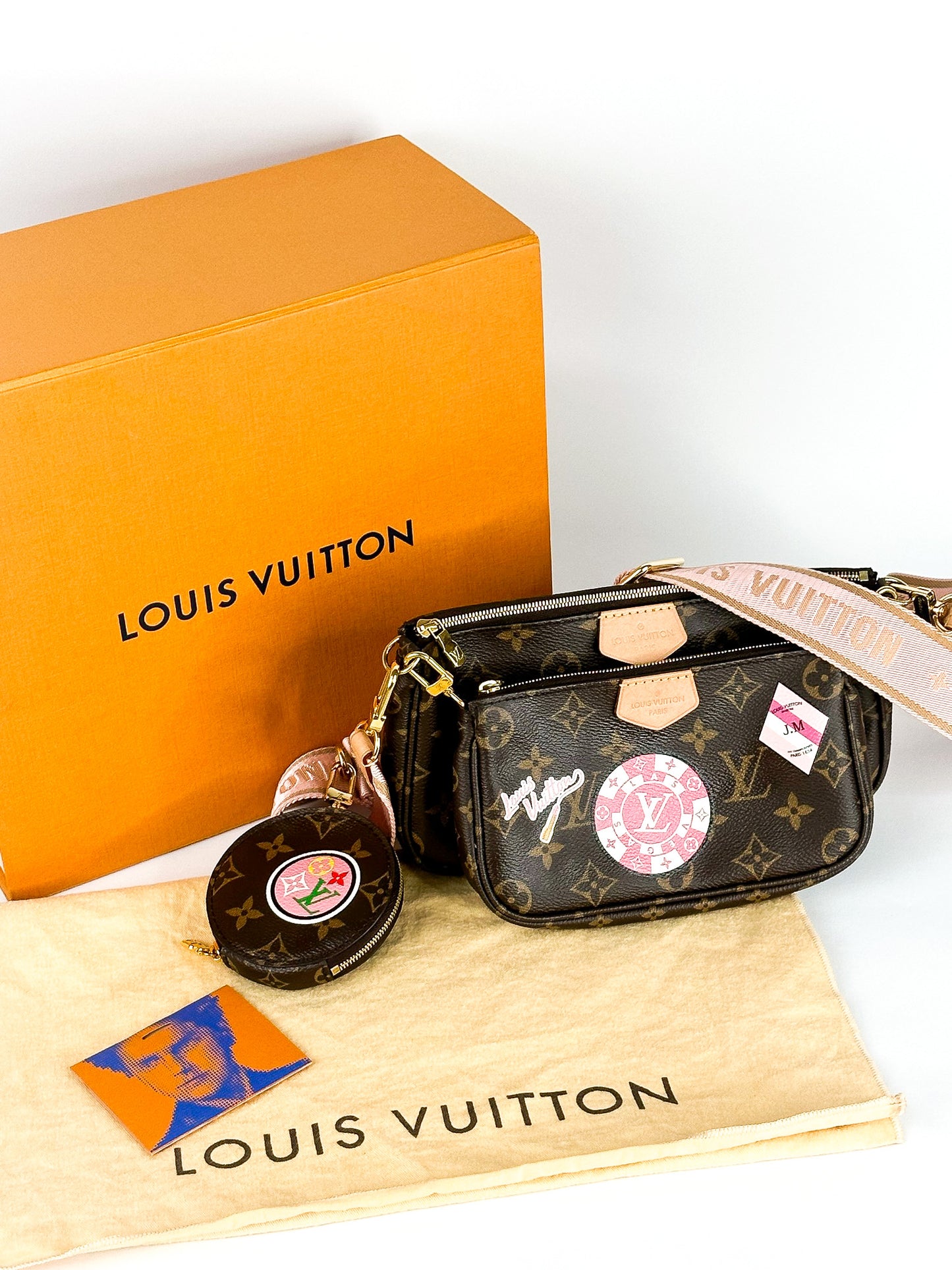 Louis Vuitton Monogram My LV Tour Multi Pochette Accessories Kaki