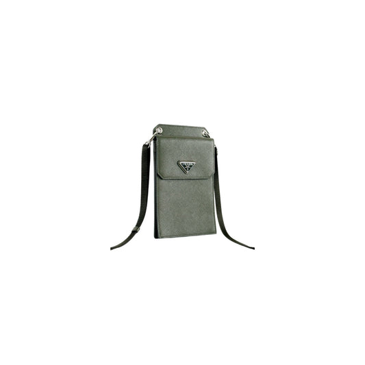 Prada Phone Holder Crossbody Bag Saffiano Leather