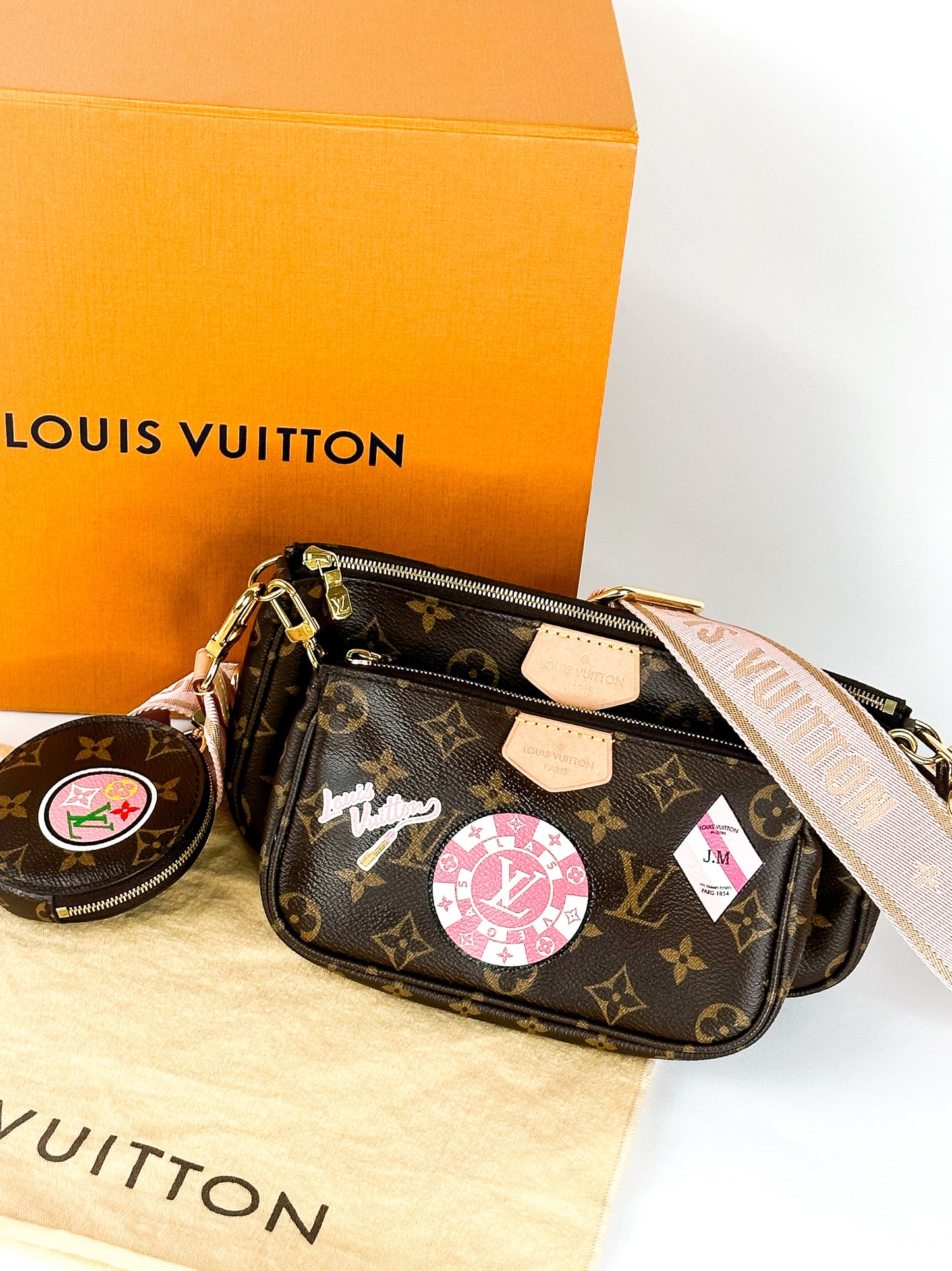 $935 LOUIS VUITTON Monogram Multi Pochette Accessories Shoulder Strap -  MyDesignerly