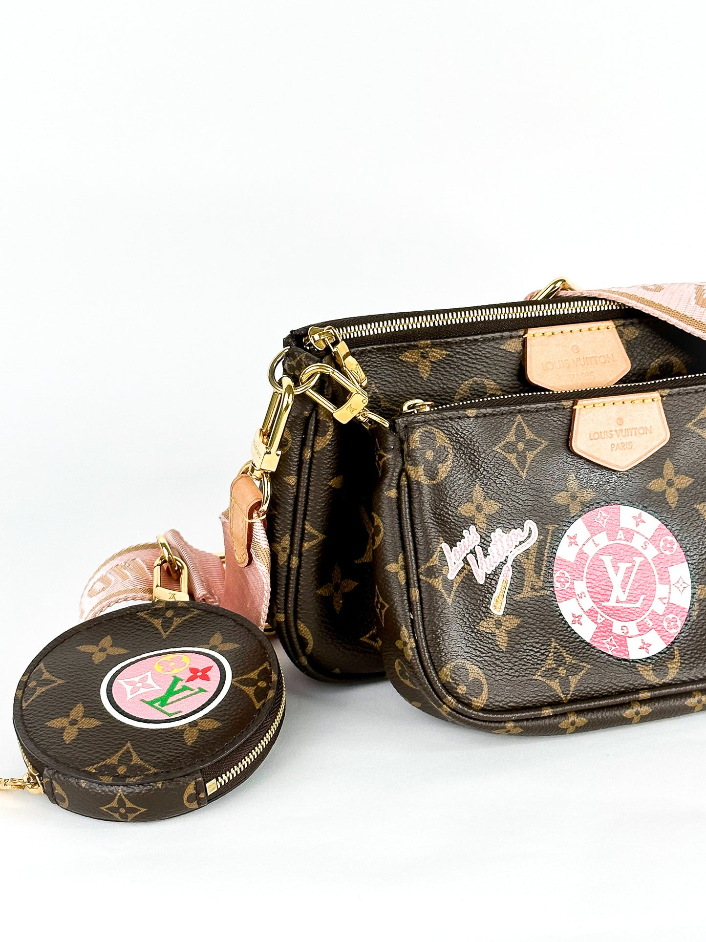 Louis Vuitton Monogram My LV Tour Multi Pochette Accessories Kaki