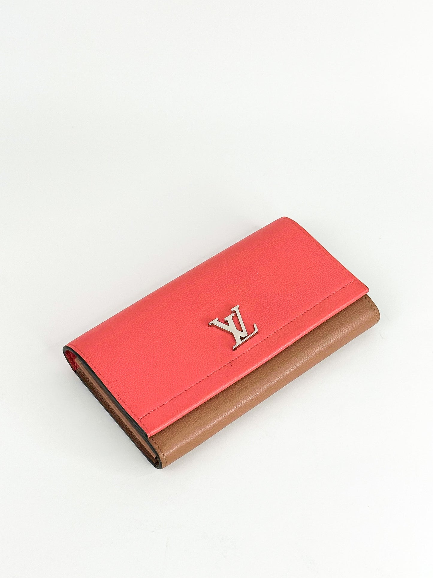 Louis Vuitton Calfskin Lockme ll Wallet