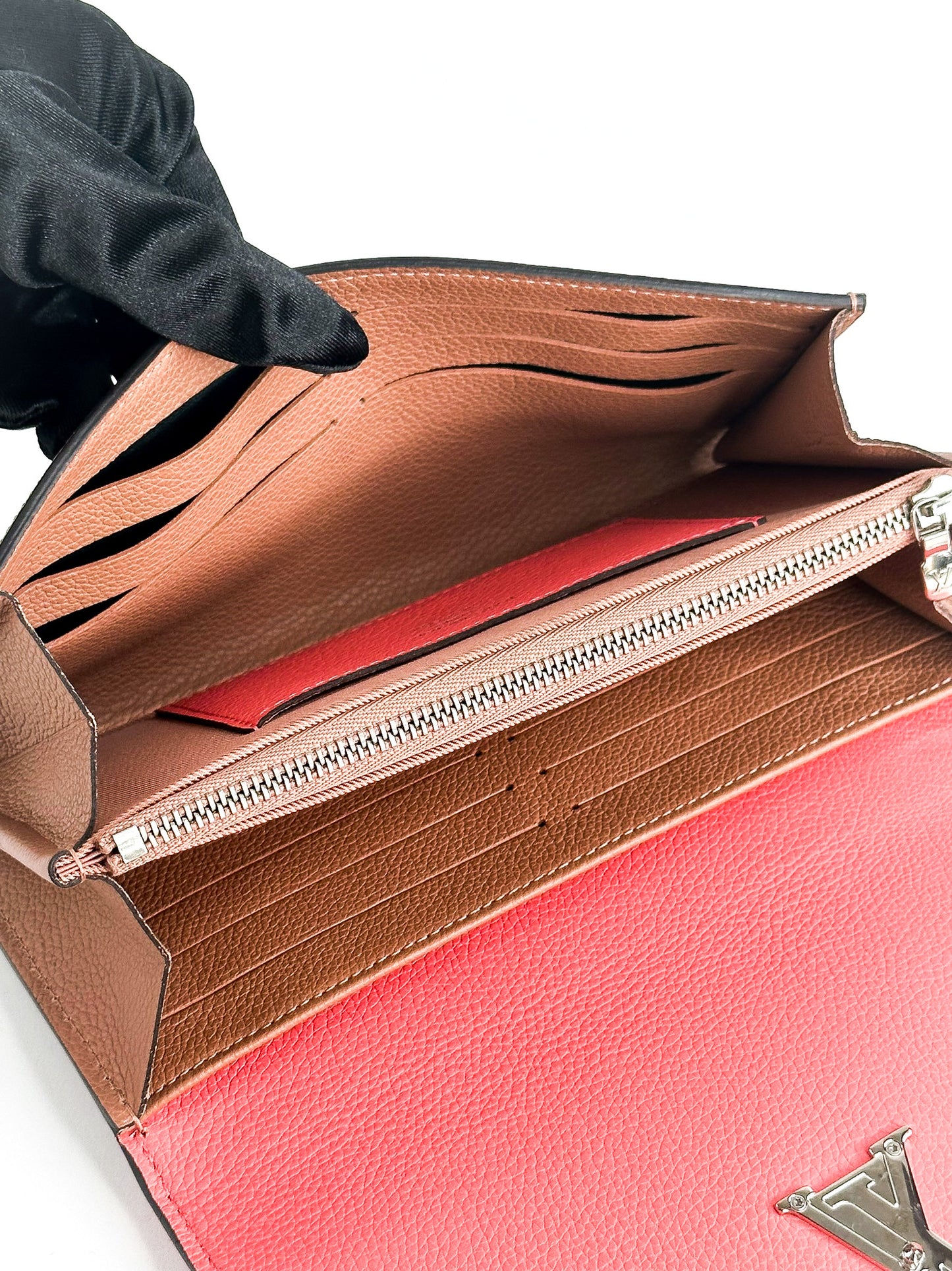 Louis Vuitton Calfskin Lockme ll Wallet