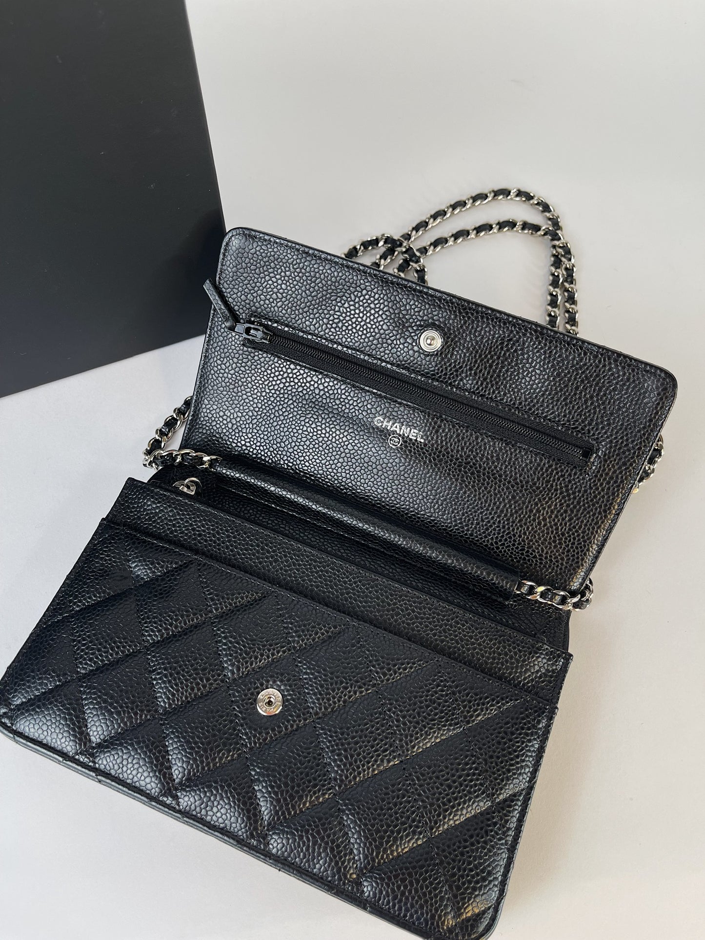 Chanel Classic Wallet on Chain