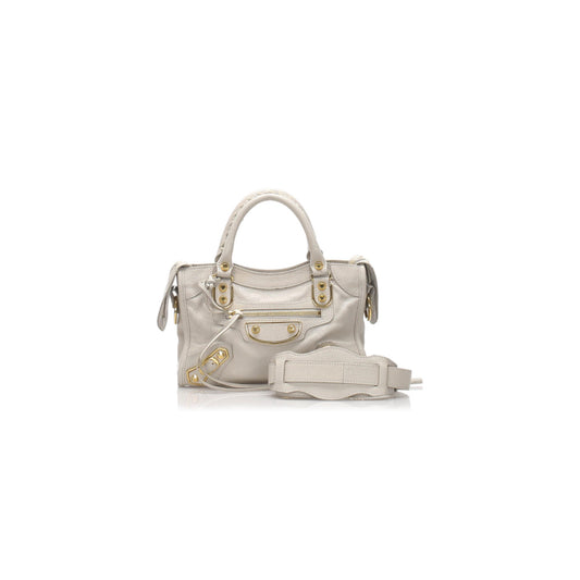 Balenciaga Mini City Metallic Edge